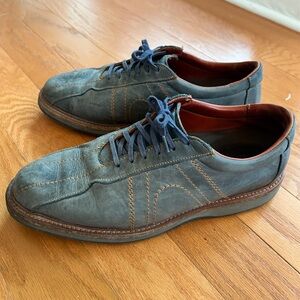 Allen Edmonds Voyager gray Leather Lace-Up Derbys